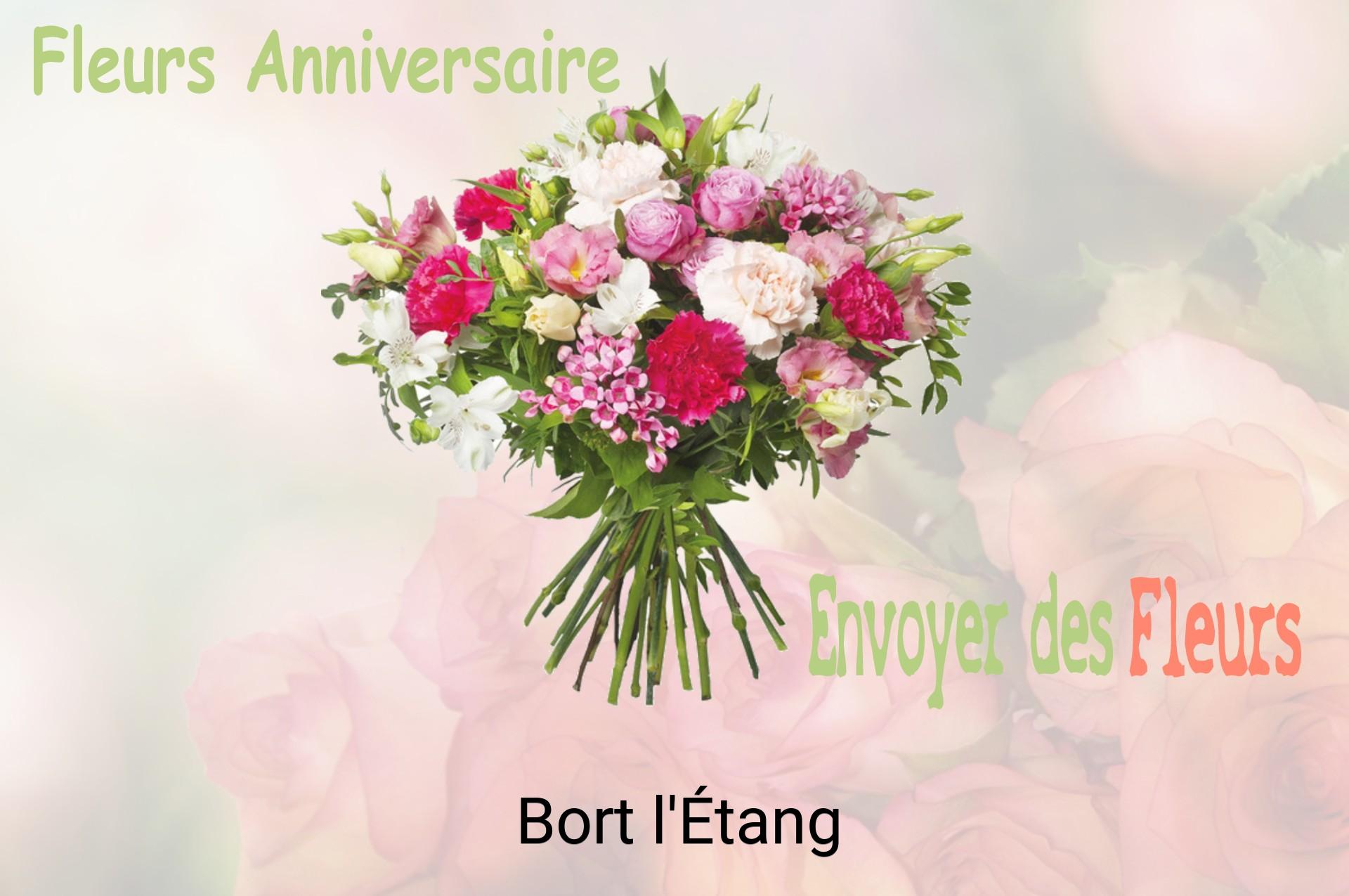 Bouquet de fleurs d’anniversaire livré à Bort-l'Étang